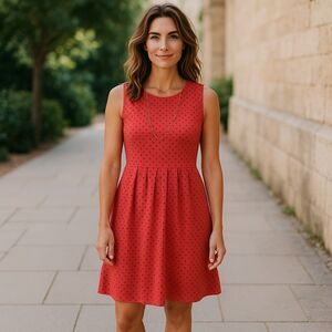 Jessica Simpson Polka-dot Sleeveless Mini Dress